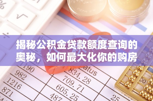 郯城揭秘公积金贷款额度查询的奥秘，如何最大化你的购房资金