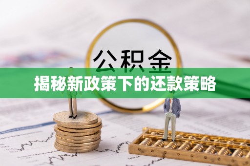 郯城揭秘新政策下的还款策略