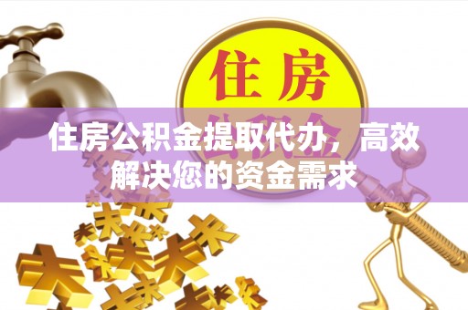 郯城住房公积金提取代办，高效解决您的资金需求