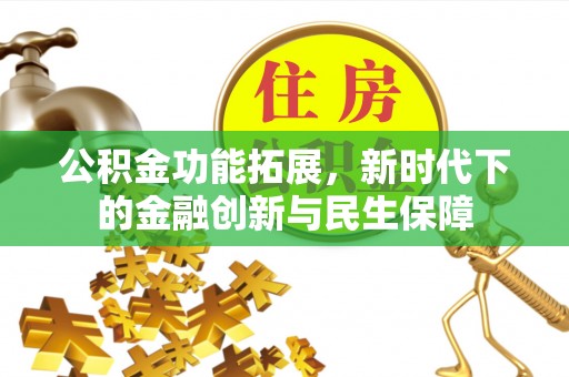 郯城公积金功能拓展，新时代下的金融创新与民生保障