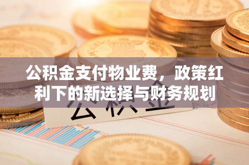 郯城公积金支付物业费，政策红利下的新选择与财务规划