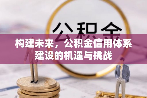 郯城构建未来，公积金信用体系建设的机遇与挑战