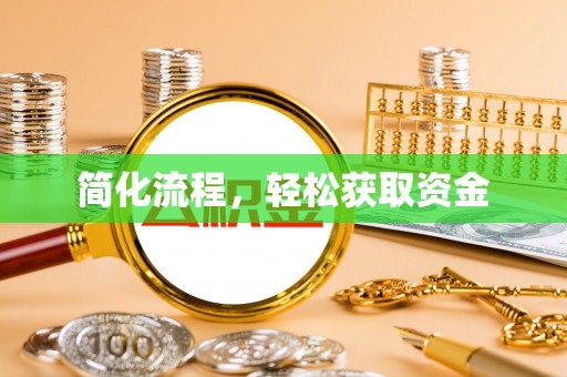 郯城简化流程，轻松获取资金